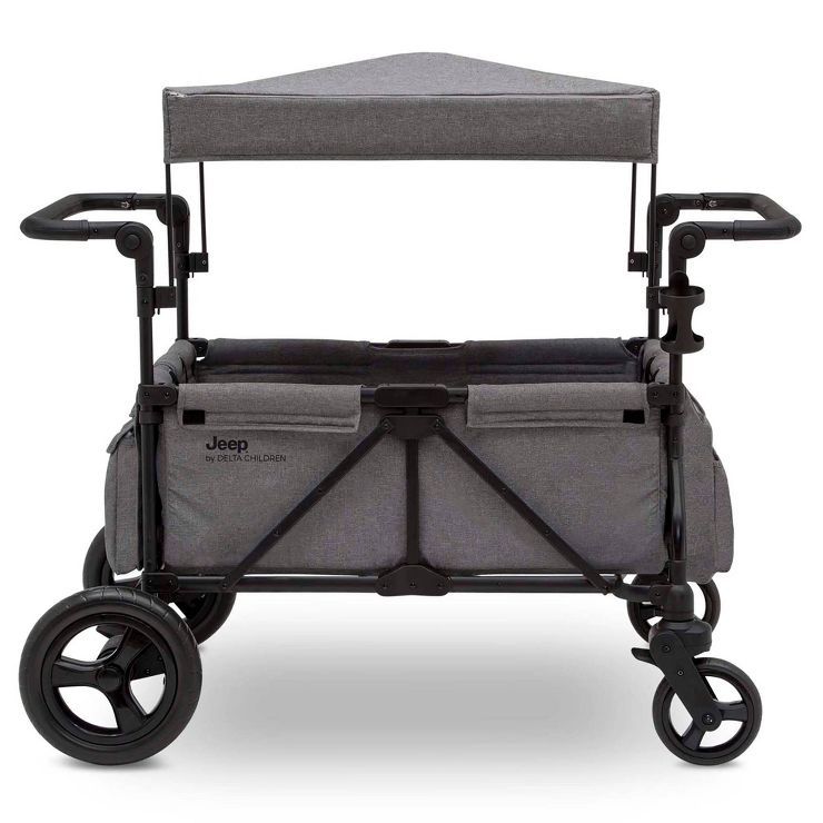 Jeep Wrangler Stroller Wagon with Included Car Seat Adapter by Delta Children - Gray | Target