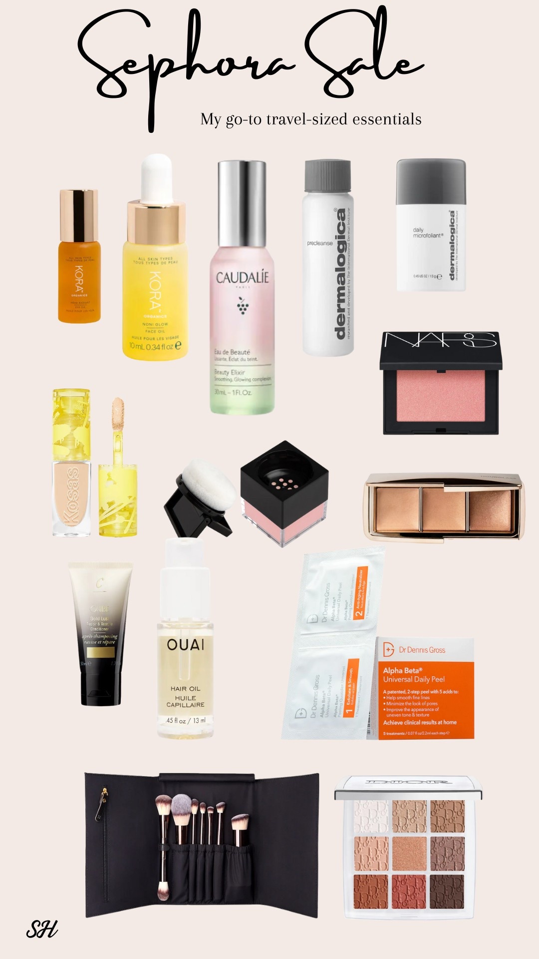 Sale is on at Sephora! It’s a great time to stock up. Here are my go to travel-sized essentials. Perfect for packing light!

#LTKFindsUnder50 #LTKTravel #LTKSaleAlert