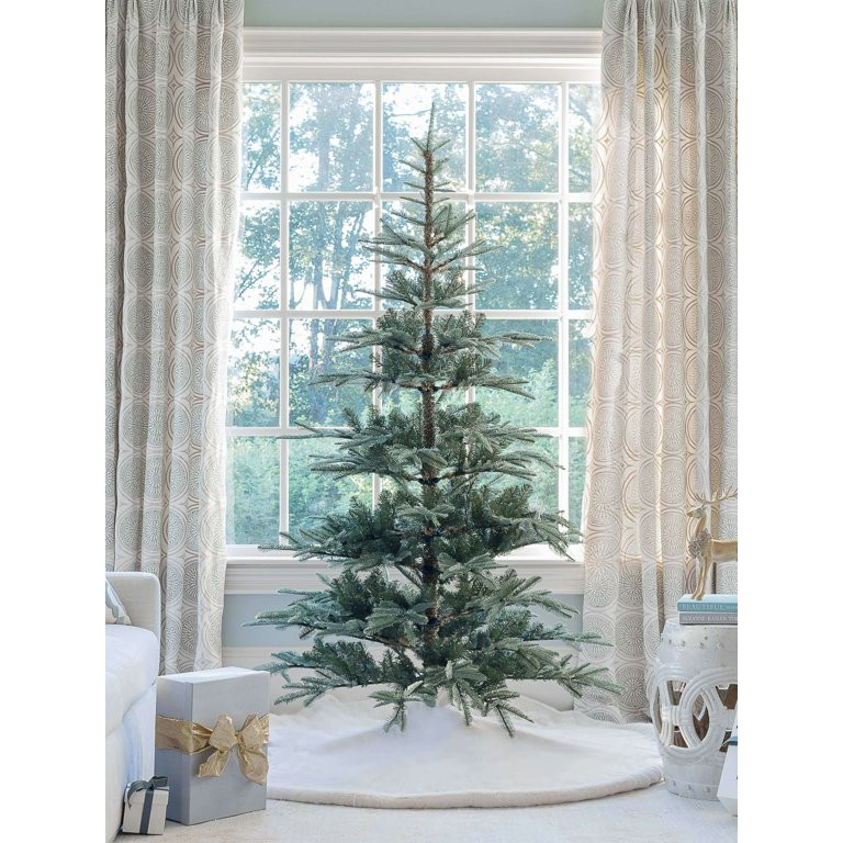 King Of Christmas 8 FT Artificial Christmas Tree Unlit, King Noble Fir Artificial Xmas Tree with ... | Walmart (US)