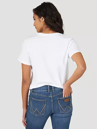 Women's Wrangler Short Sleeve Vintage Rodeo Graphic Tee in Bright White | Wrangler
