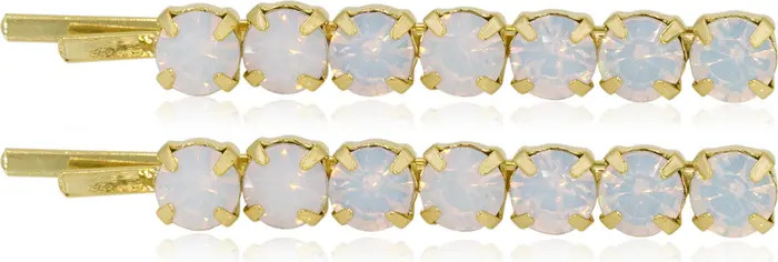 Brides & Hairpins Ayla Set of 2 Opal Hair Clips | Nordstrom | Nordstrom