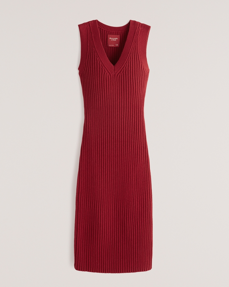 Sweater Vest Midi Dress | Abercrombie & Fitch (US)