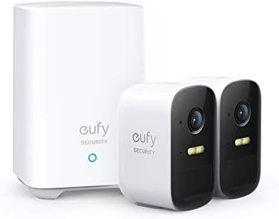 eufy security, eufyCam 2C 2-Cam Kit, Security Camera Outdoor, Wireless Home Security System with ... | Amazon (US)
