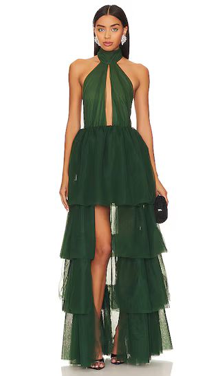 Justine Maxi Dress in Forest Green | Revolve Clothing (Global)
