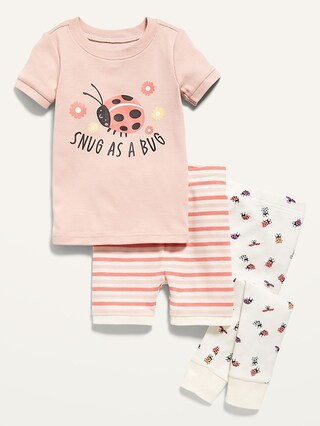 Unisex 3-Piece Pajama Set for Toddler & Baby | Old Navy (US)