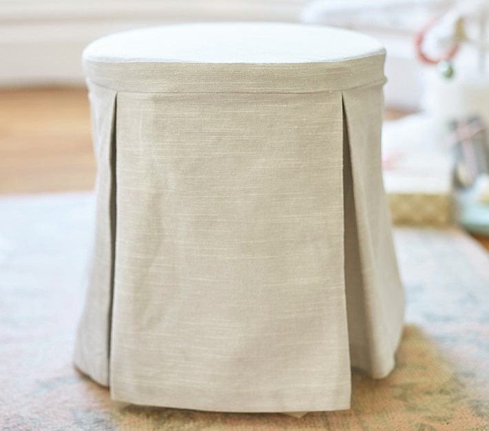 Madeline Vanity Stool, Evelyn Gray | Pottery Barn Kids