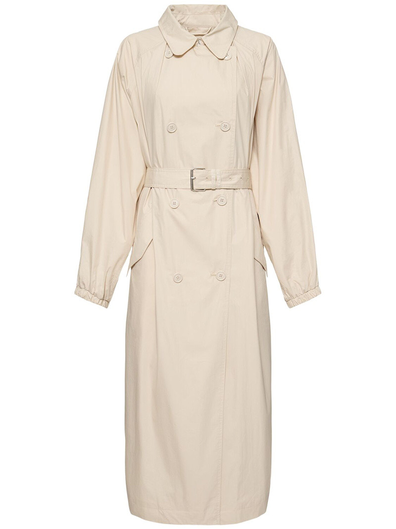 Cacilda cotton gabardine trench coat | Luisaviaroma