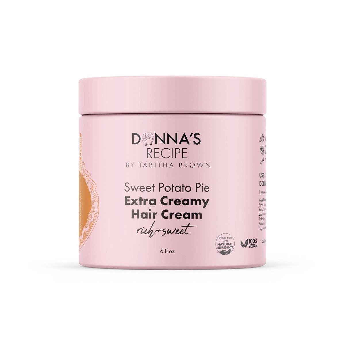 Donna's Recipe Sweet Potato Pie Hair Cream - 6 fl oz | Target