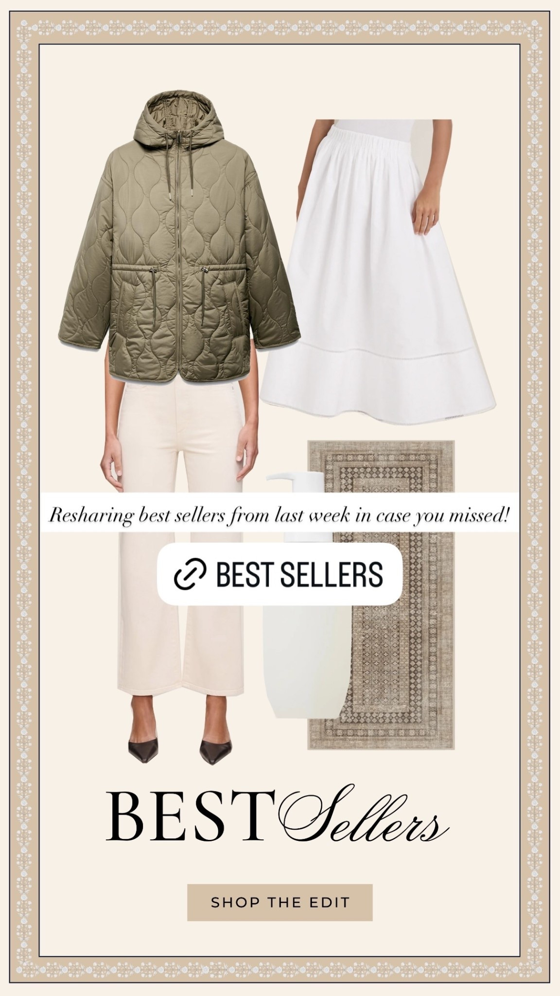 Resharing best sellers from last week in case you missed! Rug linked on my stories today 🤍