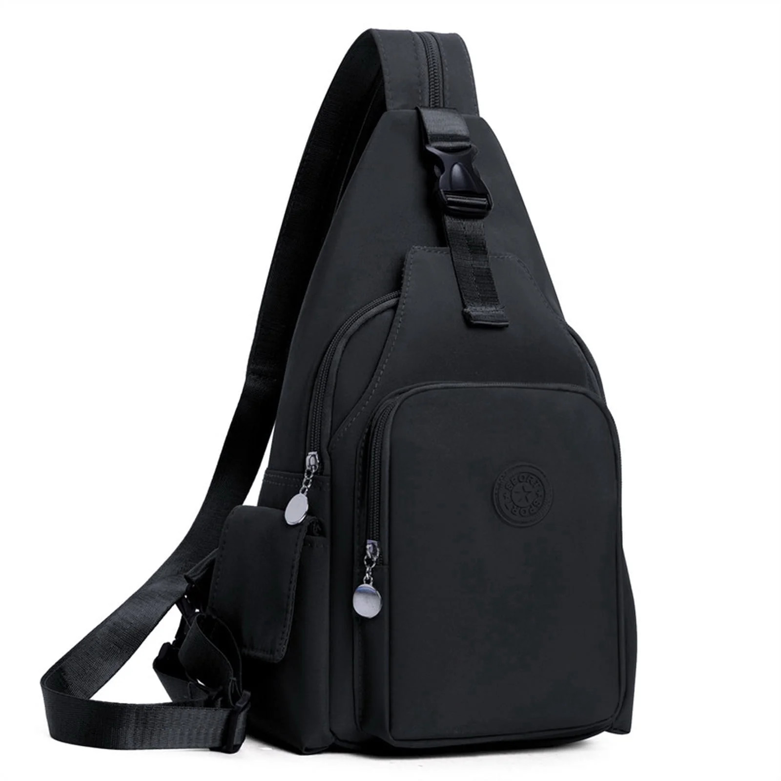 Entchin Crossbody Sling Bag for Men Women, Small Backpack Lightweight Chest Bag, Casual Day Pack ... | Walmart (US)