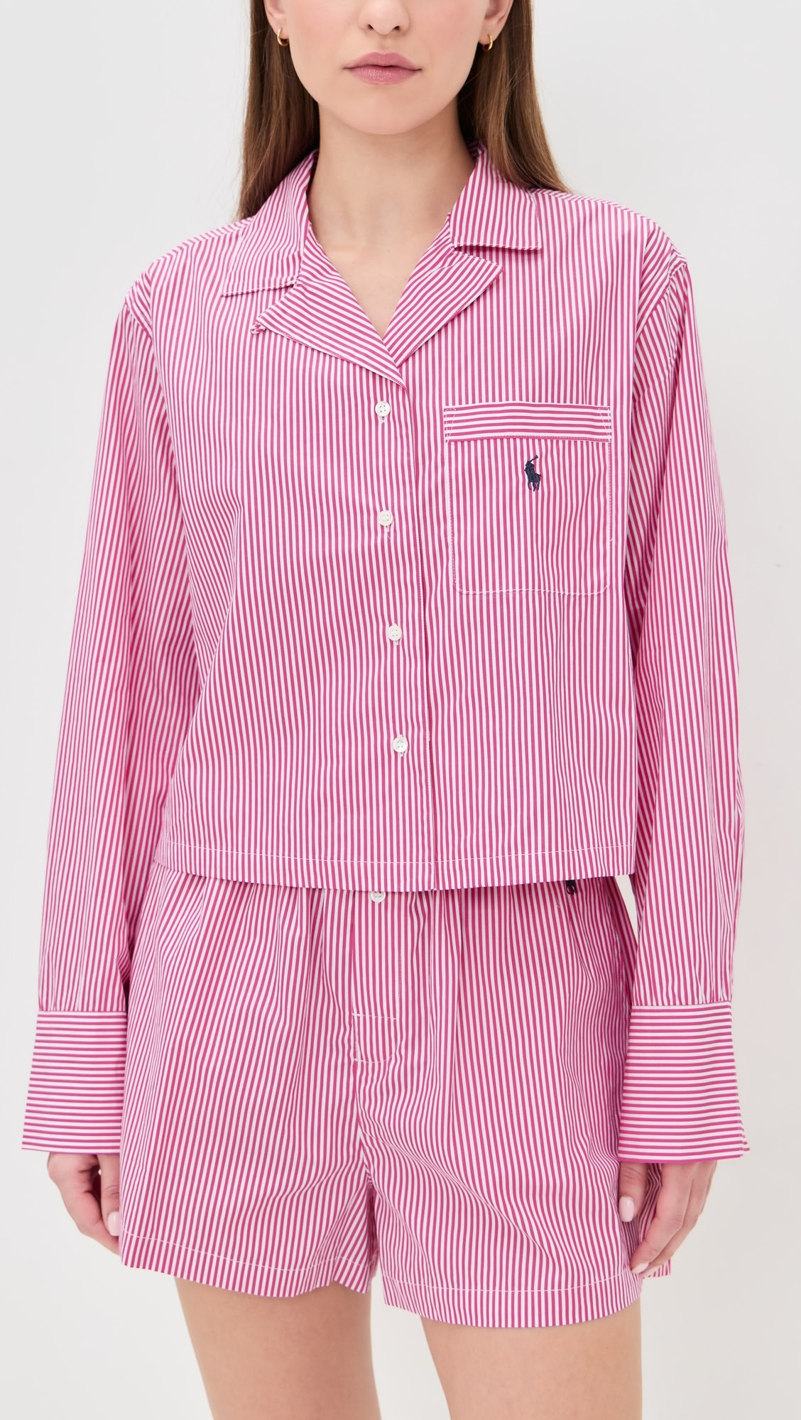 Crop Top & Boxer Pajama Set | Shopbop