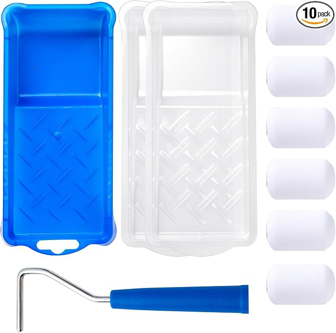 Mister Rui Foam Paint Roller, 2 Inch Mini Paint Roller Kit 10 Pack, Touch Up Small Paint Roller f... | Amazon (US)