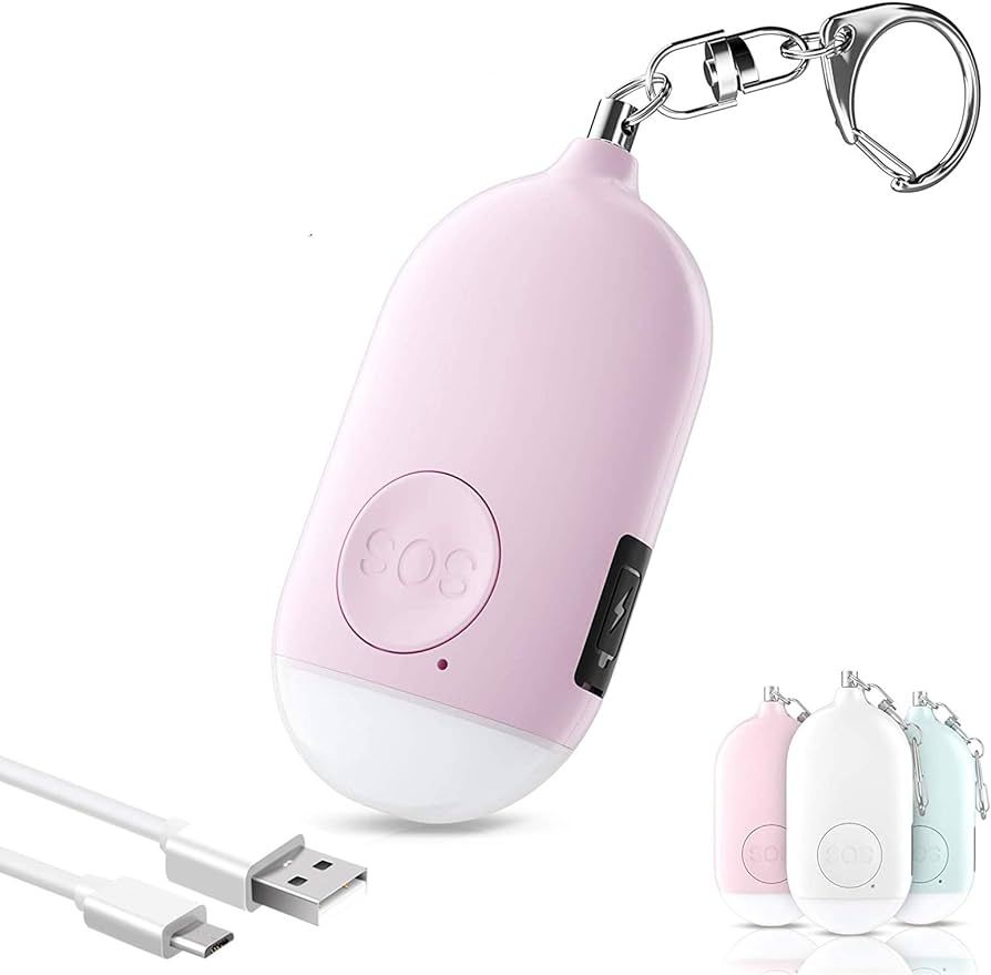 Safesound Personal Alarm, Rechargeable Self Defense Security Alarm Keychain 130dB Loud Protection... | Amazon (UK)