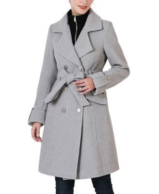 Kimi + Kai Women's Bailee Wool Trench Coat with Removable Bib - Macy's | Macy's