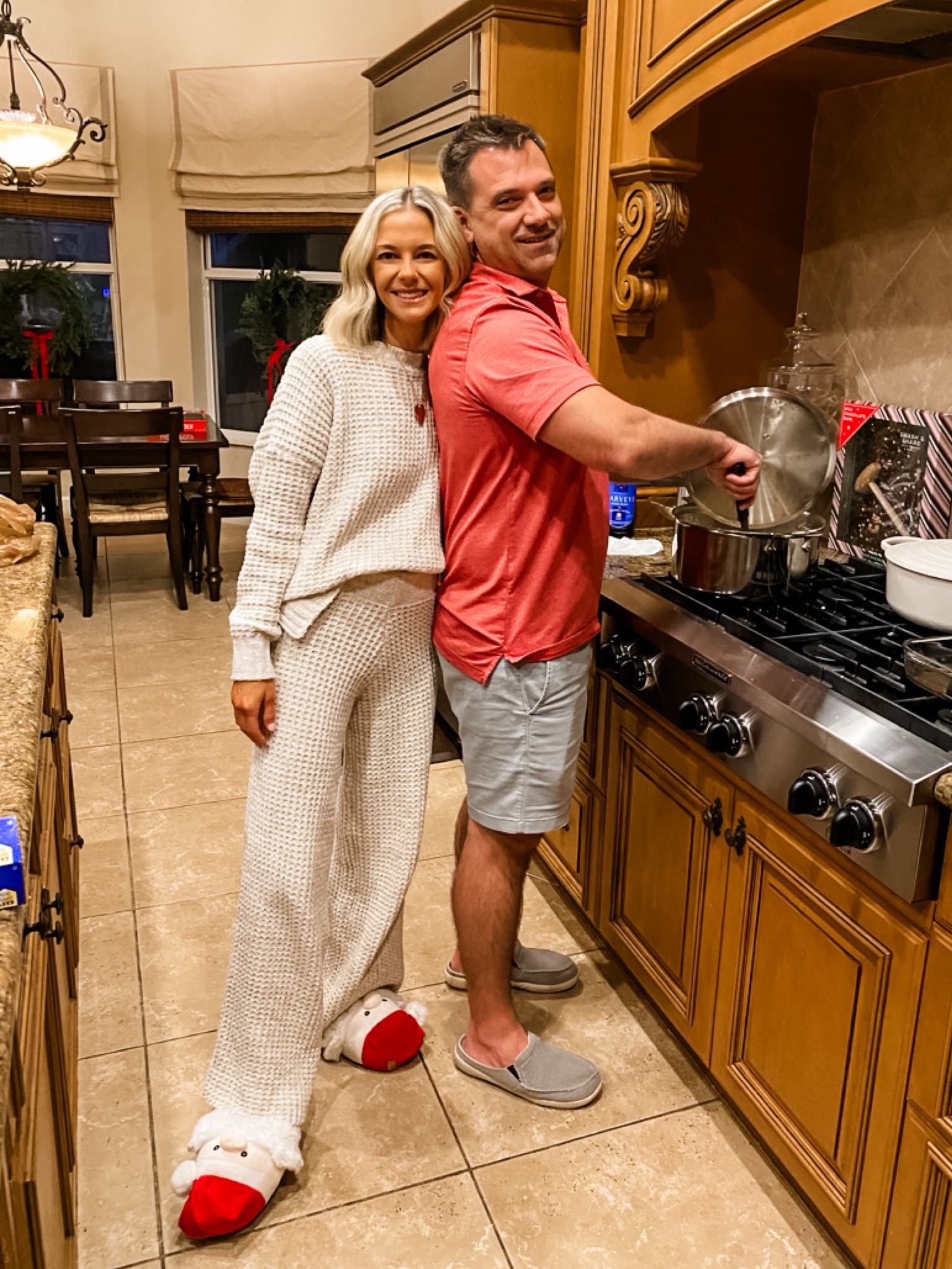 Quite possibly the coziest set I own. My husband keeps complimenting how soft and flattering it is on me, so do yourself a favor and get the set to start 2024 off on a comfy-cute note! 

I find that this set runs TTS. If you want a looser fit, I recommend sizing up  

#LTKSeasonal #LTKstyletip #LTKover40