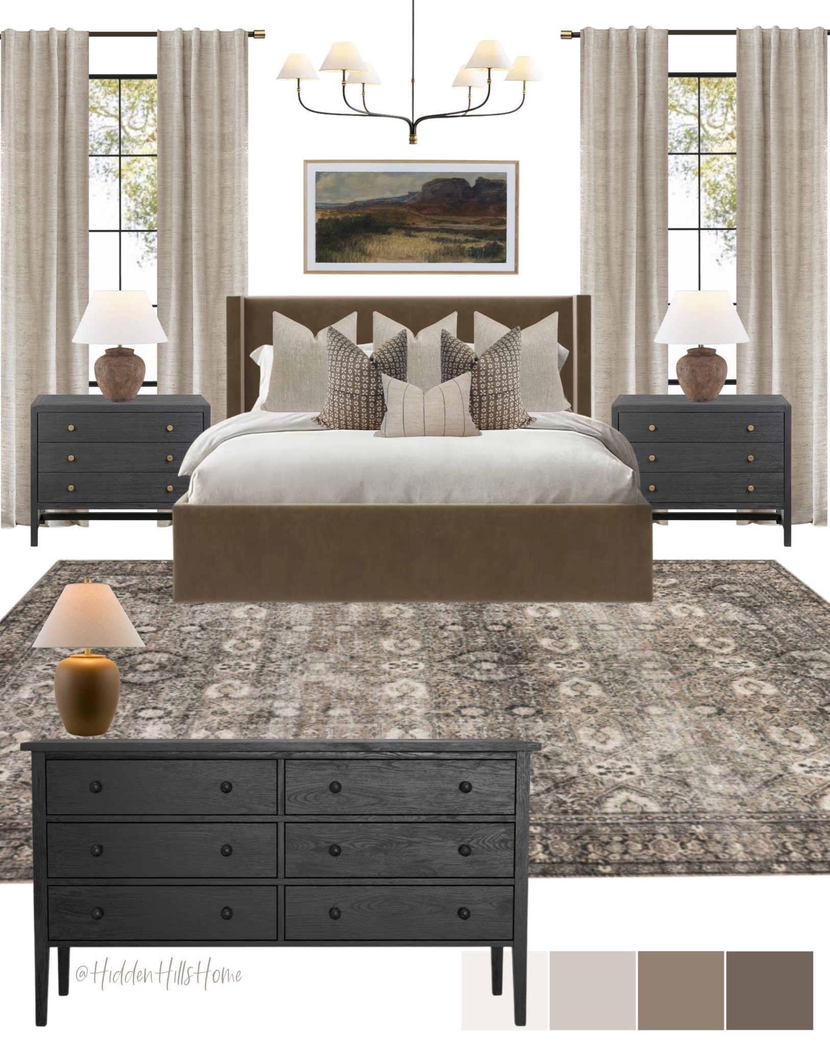 Master bedroom decor mood board, home decor ideas, bedding, bedroom inspiration, primary bedroom decor, nightstands, bedroom rug #bed

#LTKHome #LTKSaleAlert #LTKSeasonal
