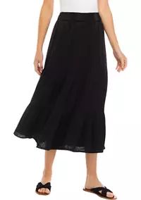 Wonderly Women's Gauze Maxi Skirt | Belk
