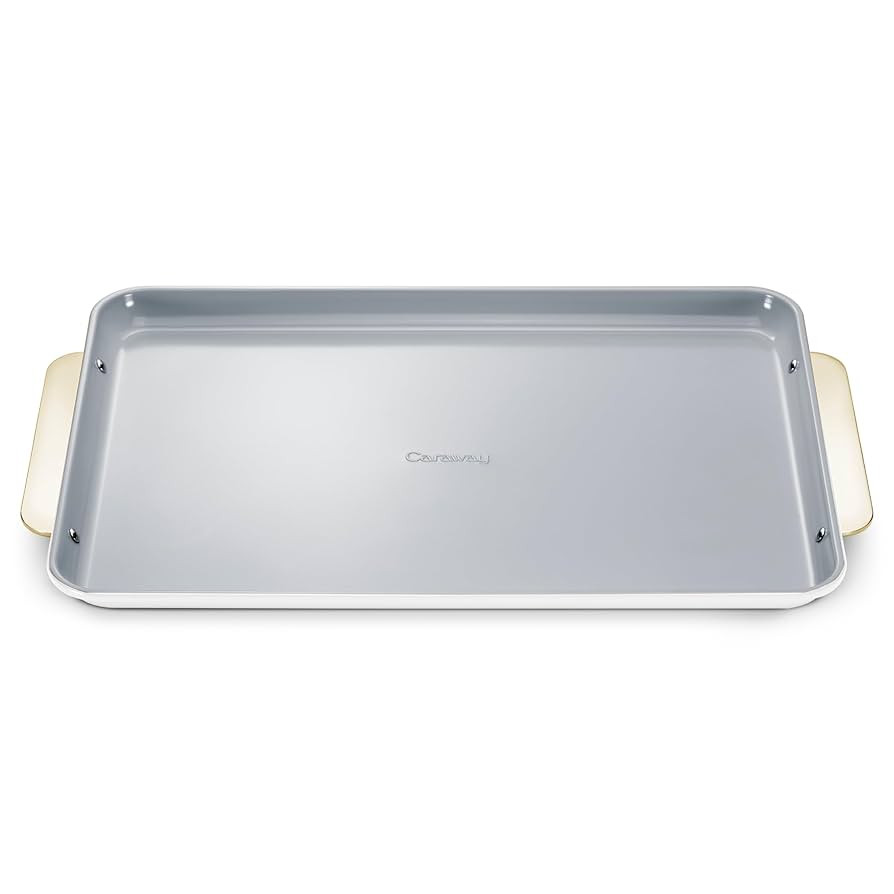 Caraway Non-Stick Ceramic Baking Sheet - Naturally Slick Ceramic Coating - Non-Toxic, PTFE & PFOA... | Amazon (US)