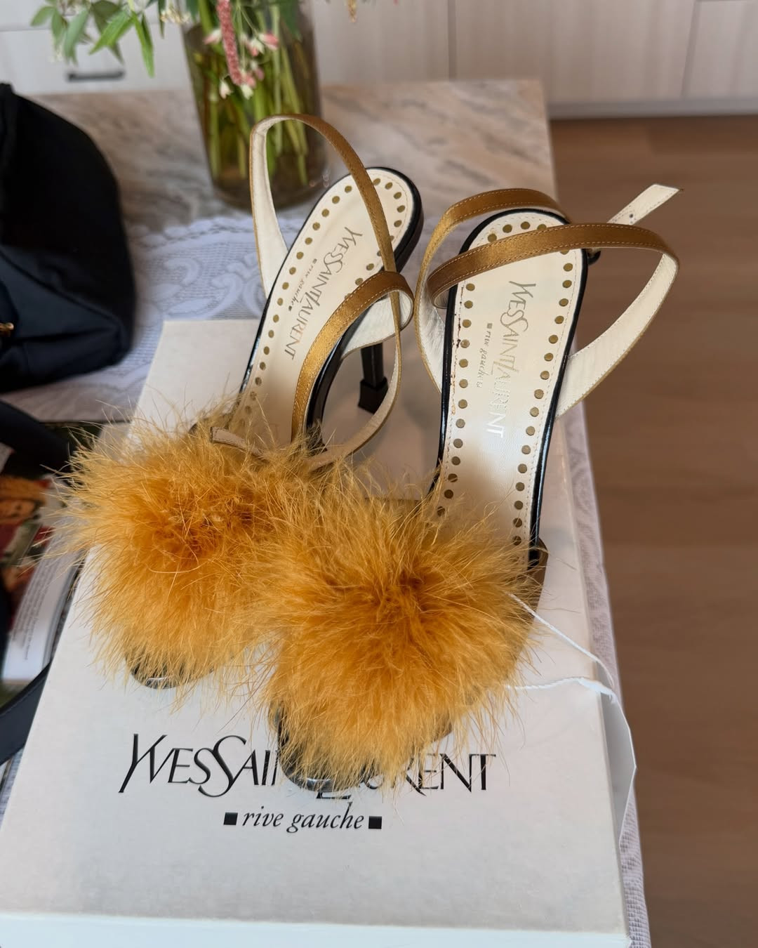Saint Laurent golden slingbacks ✨

#LTKootd #LTKgrwm #LTKSeasonal
