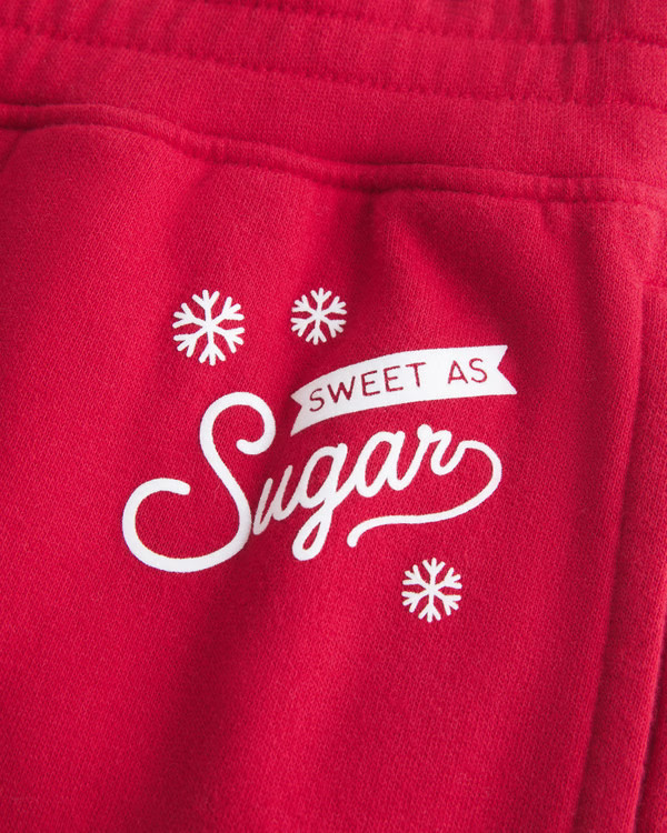 Sugar Graphic Baggy Sweatpants | Hollister (US)