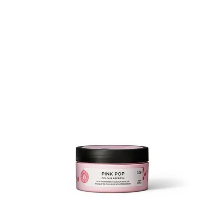Maria Nila Colour Refresh, Pink Pop 3.4 Fl Oz, Pink Hair Mask, Semi-Permanent Pigments, 100% Vegan & Sulfate/Paraben free | Walmart (US)