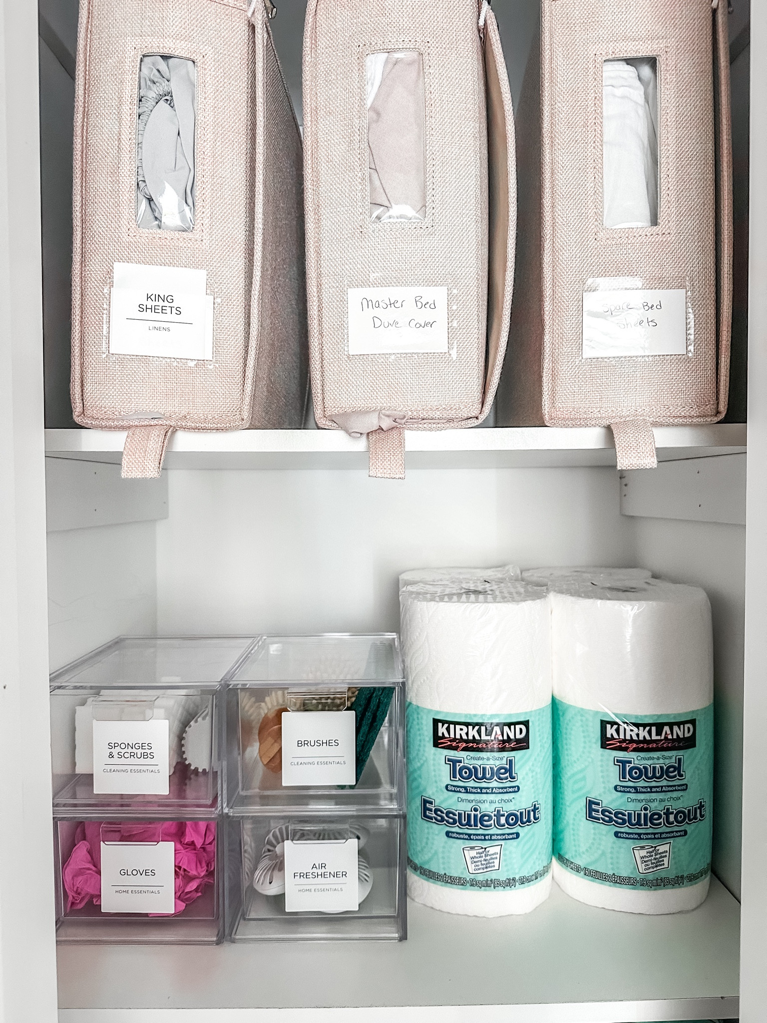 Linen closet organization! 

#LTKcanada