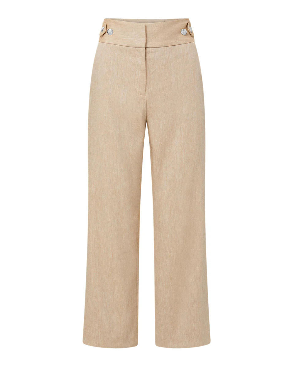 Aubrie Linen Pant | Veronica Beard