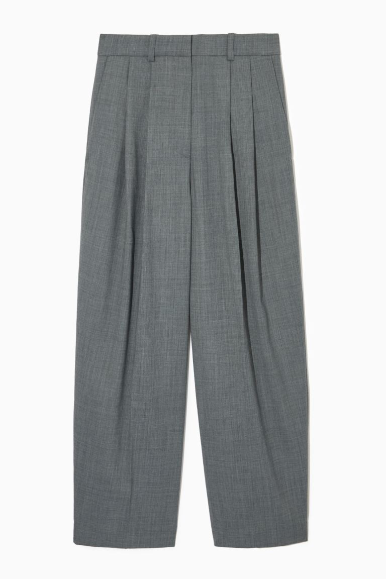 ELEGANTE HOSE AUS WOLL-MIX MIT WEITEM BEIN | H&M (DE, AT, CH, NL, FI)