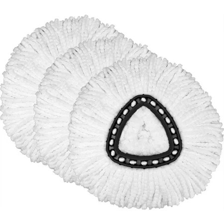 3 Pack Mop Replacement Heads Compatible with O-Ceda Spin Mop, Microfiber Spin Mop Refills, Easy Clea | Walmart (US)