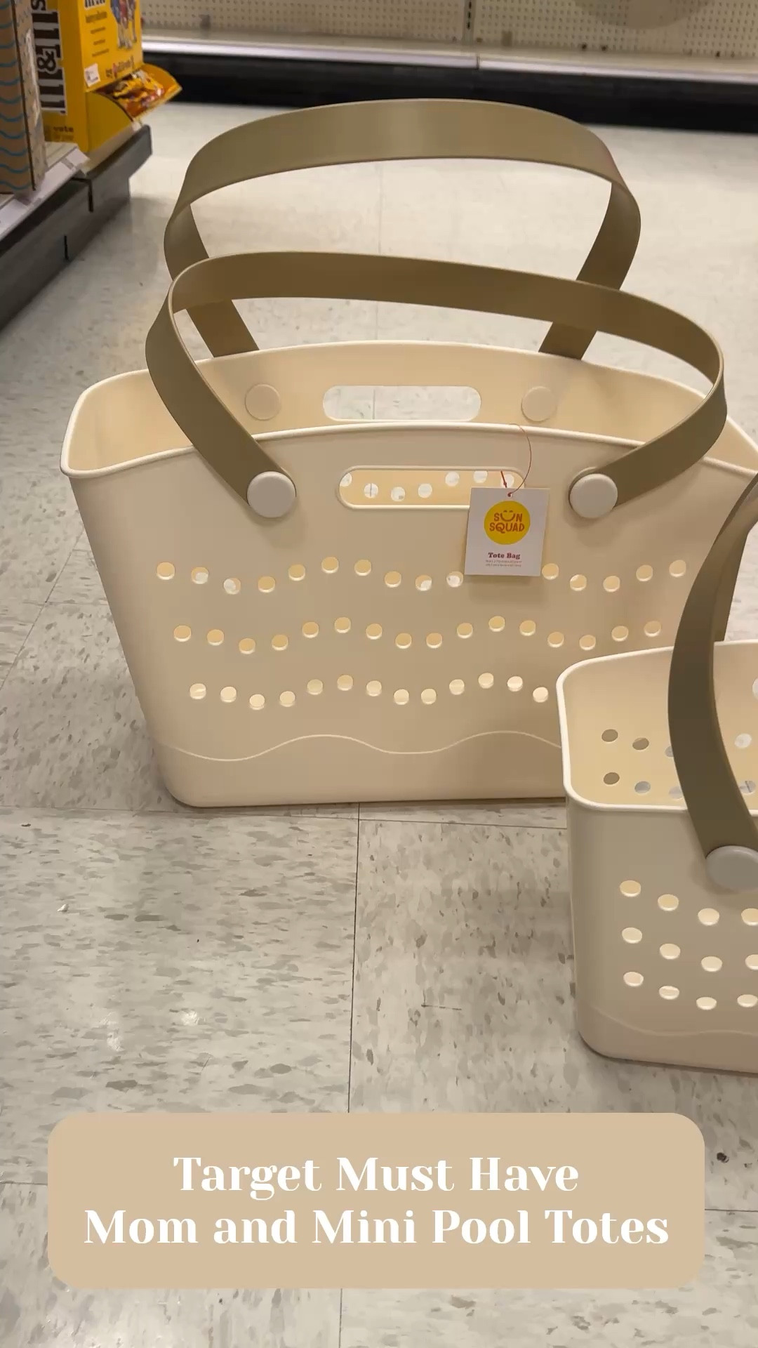 Just spotted these super cute waterproof pool totes at target and Mom size and mini size.  The colors are so good.

#summeressentials #TargetFINDS #MomAndMe #MothersDay #BeachTote #PullOut #Summer ￼