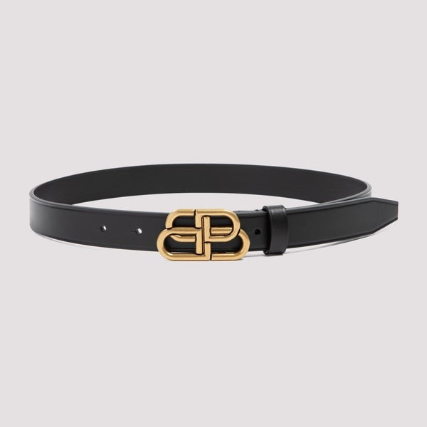 Balenciaga BB Buckle Belt | Cettire Global