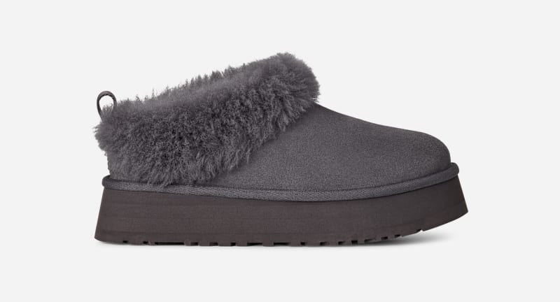 UGG® Women's Tazzelle Sheepskin Slippers in Obsidian, Size 6 | UGG (US)