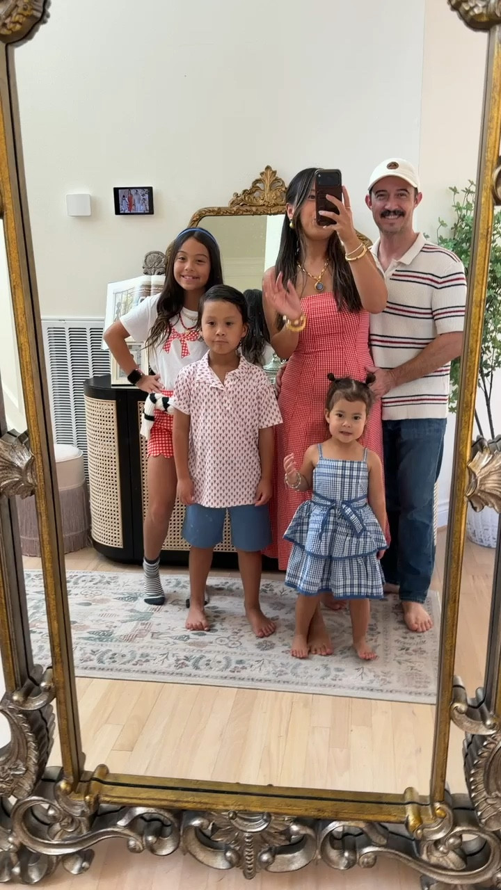 Family coordinating outfits // red white and blue // Memorial Day // 4th of July // summer outfit // kids 

#LTKootd #LTKKids