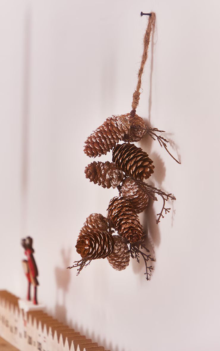 Hanging Pine Cones Decoration | PrettyLittleThing US
