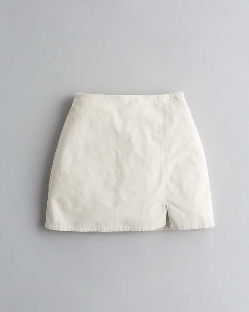 Girls Ultra High-Rise Corduroy A-Line Skirt | Girls Clearance | HollisterCo.com | Hollister (US)