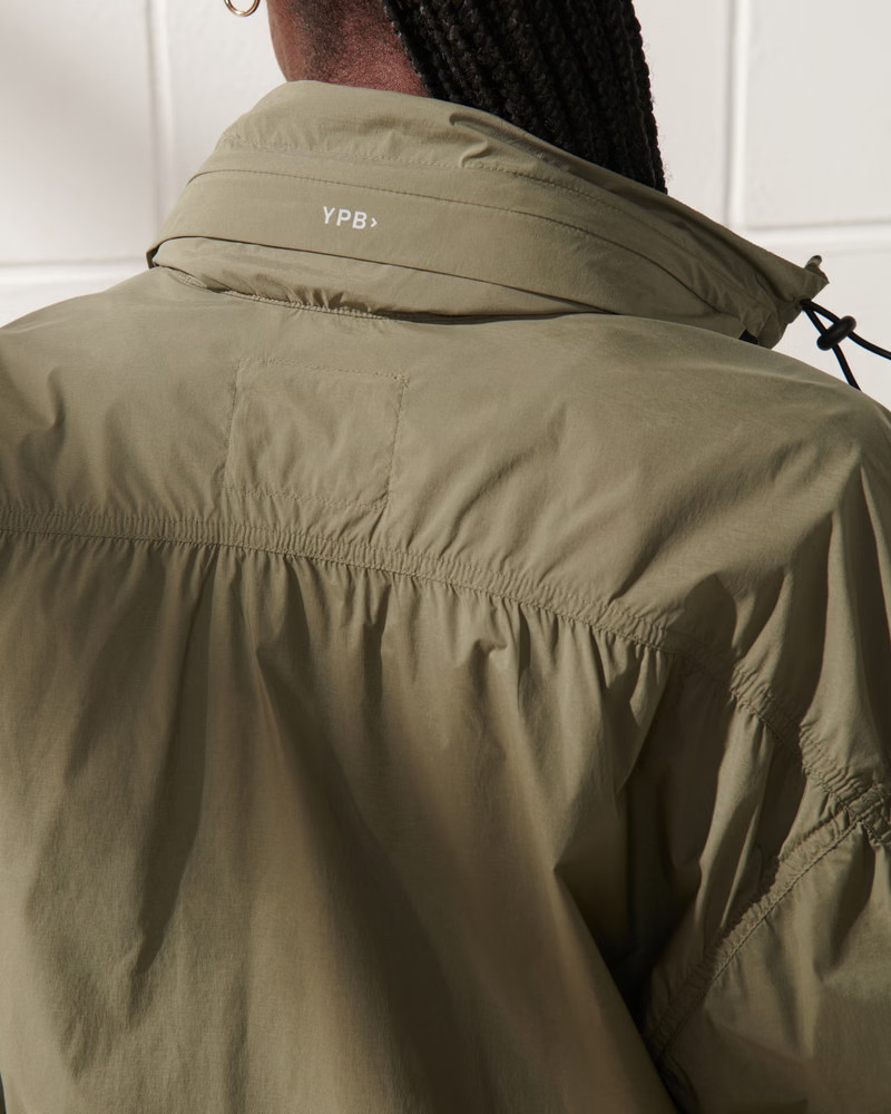 YPB Lightweight Crinkle Nylon Windbreaker | Abercrombie & Fitch (US)