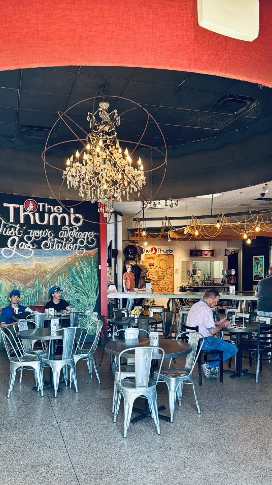 After gateway trails, we always love to eat at The Thumb which is a gas station believe it or not, with an amazing menu and gigantic curated gift shop that I can spend hours in! Ordered the brisket salad and it was delish!! 
*oh and maybe the best part is their music selection that’s piped outside as well - my favorites were playing like Dave Matthews and Blues Traveler - I was so in the zone - one of my all time favorite pit stops in Scottsdale!!! 

#LTKTravel #LTKWatchNow #LTKActive