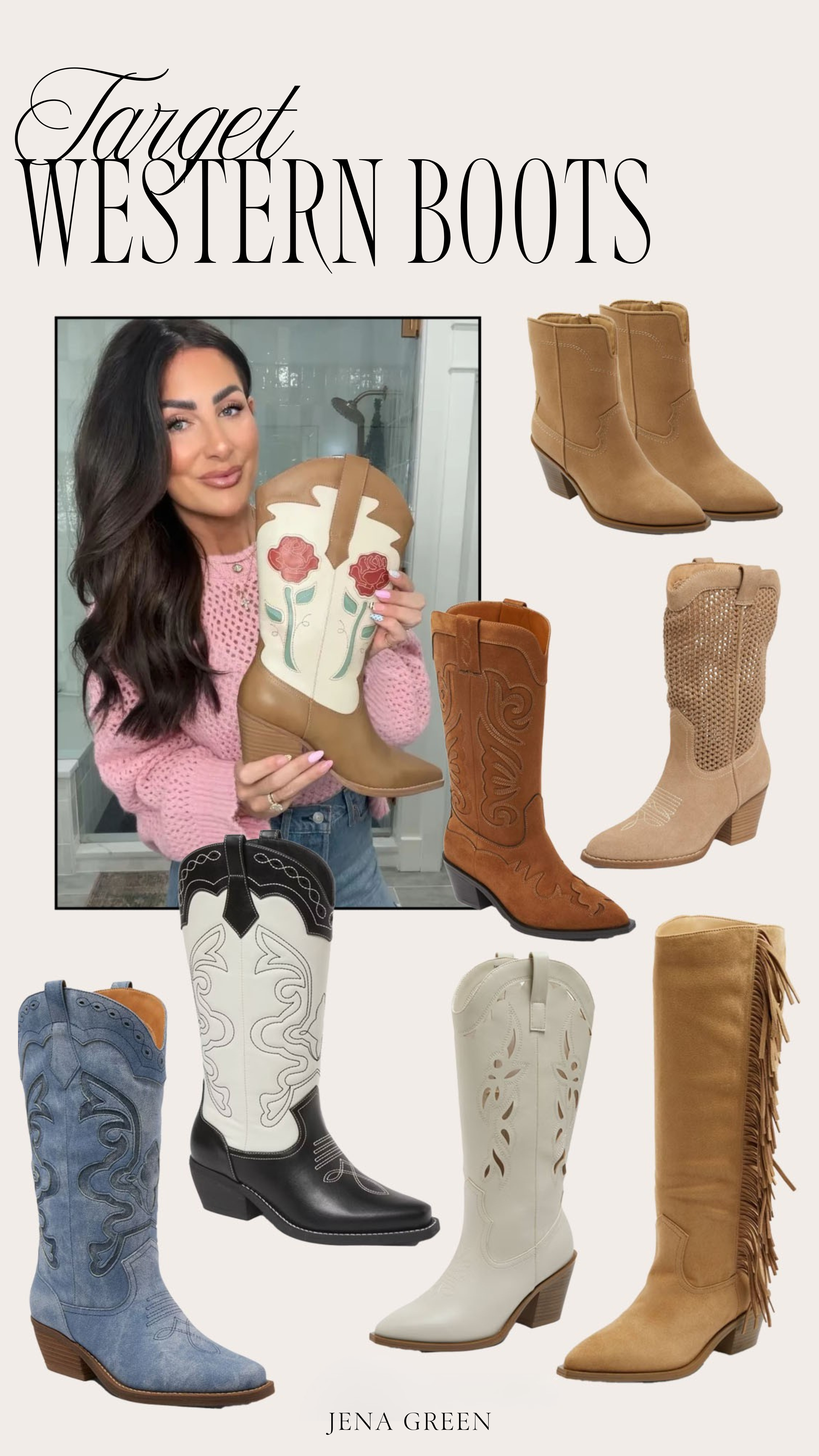 Target Western Boots | Target Boots | Target Western Wear | Rodeo | Nashville 

 #LTKootd #LTKSeasonal