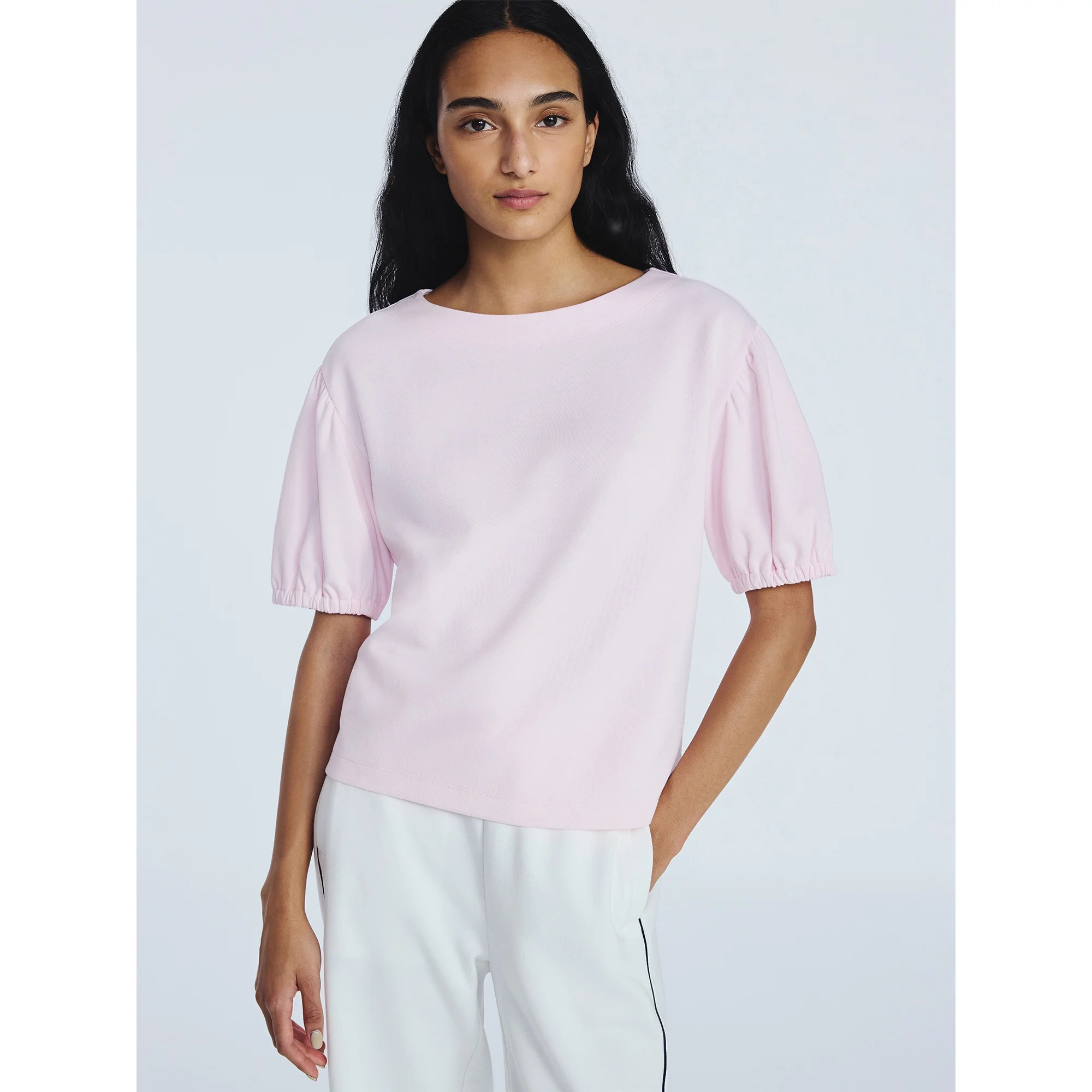 Free Assembly Women's Puff Sleeve Tee, Sizes XS-XXL | Walmart (US)