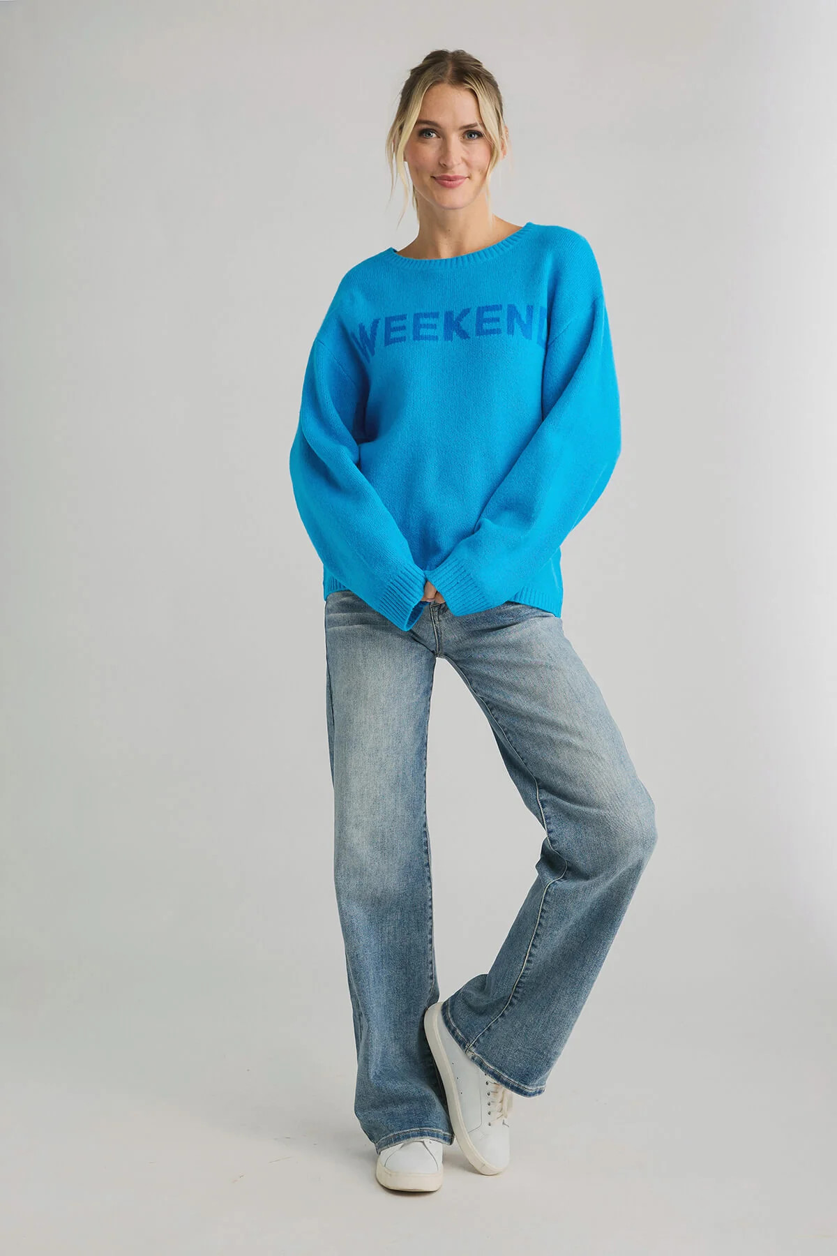 Vintage Havana "Weekend" Jacquard Tunic Sweater | Social Threads