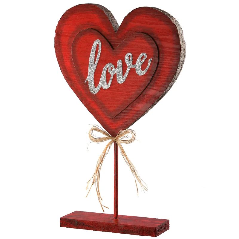 Wood Valentine Heart | Wayfair North America