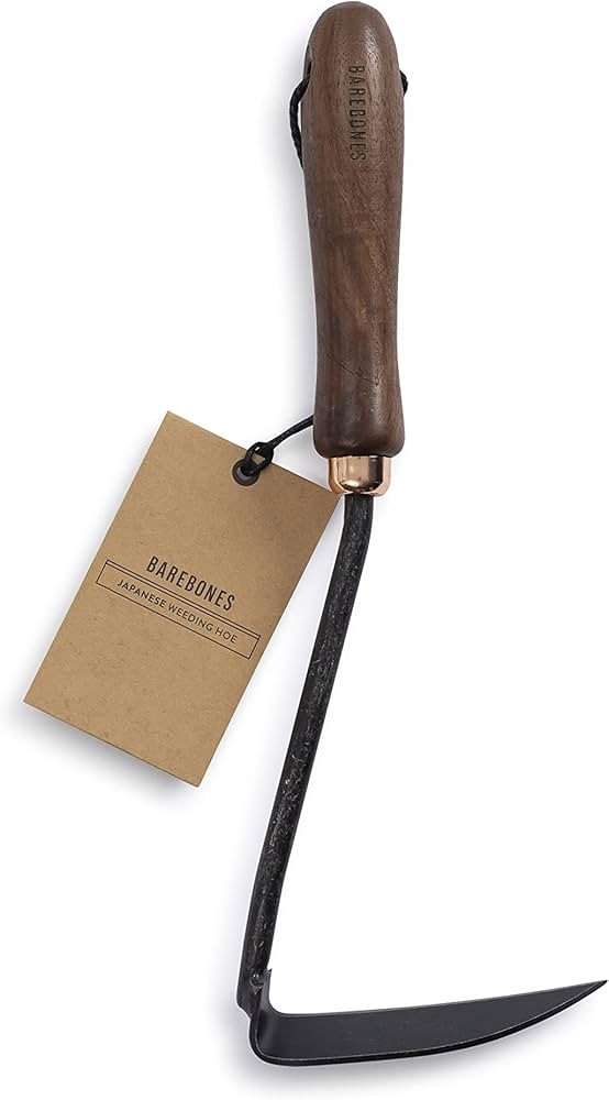 Barebones Japanese Weeding Hoe - Hoe Garden Tool - Durable Stainless Steel Hand Tool for Weeding ... | Amazon (US)