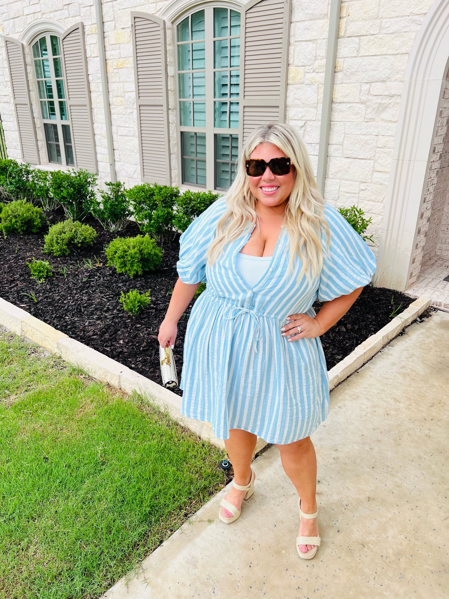 The 24.00 dress you need for summer! So many more prints and it is SO FLATTERING!!!! I am wearing an XL! Comes in a xxs-4xl. 

#LTKSeasonal #LTKstyletip #LTKunder50