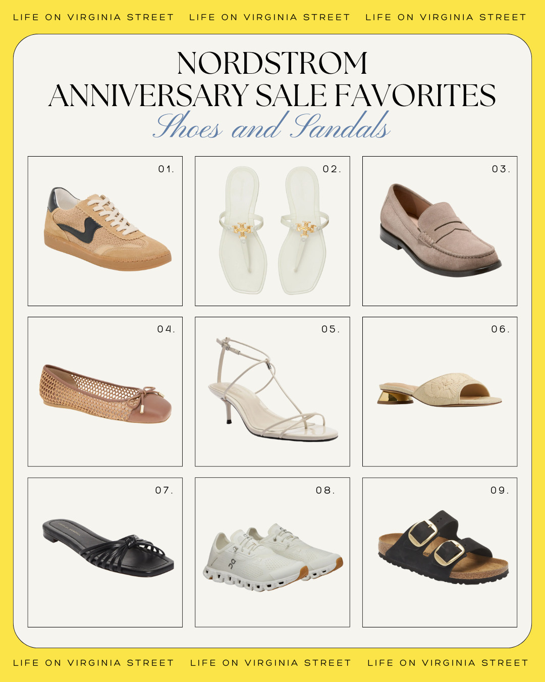 Some of my top picks for Nordstrom Anniversary Sale shoes and sandals! So many great sandals, loafers, sneakers, ballet flats and more from brands we love! #nsale #ltkshoecrush #ltksalealert #ltkfindsunder100 #ltkfindsunder50 #ltkstyletip #ltkseasonal #ltkover40 #ltkmidsize #ltktravel #ltkworkwear 

 

#LTKOver40 #LTKSaleAlert #LTKShoeCrush