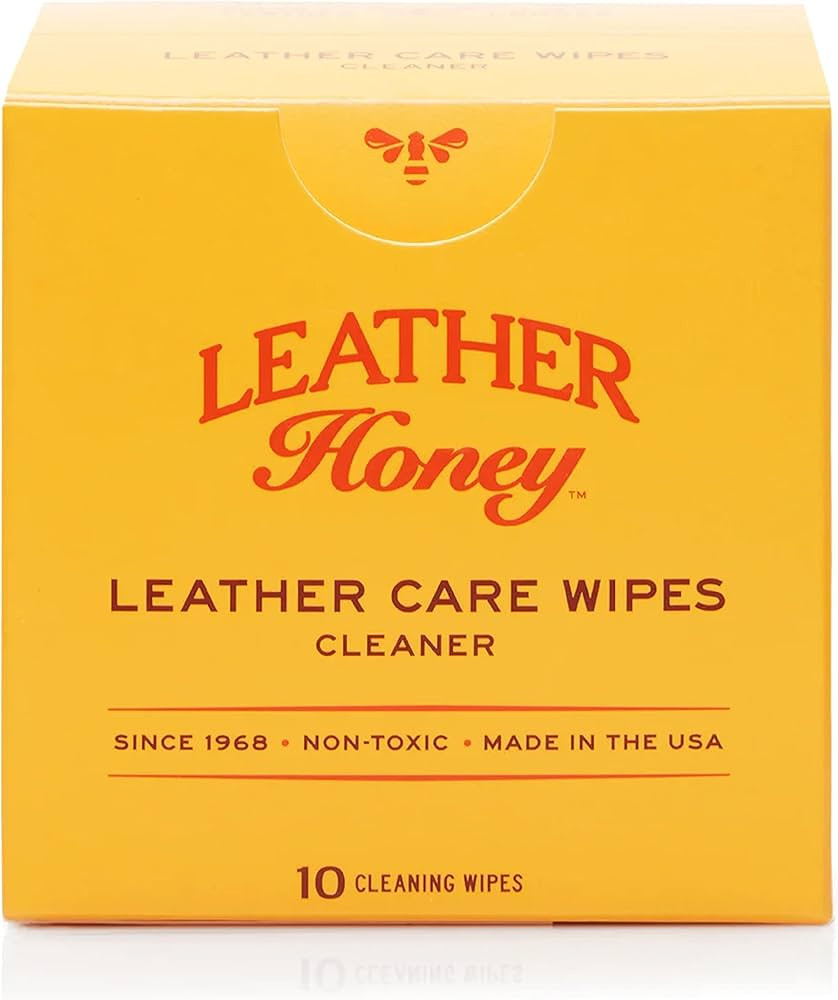Leather Honey Leather Cleaner Wipes: Clean Leather On-The-Go. Cleaning Wipes for Leather, Faux & ... | Amazon (US)
