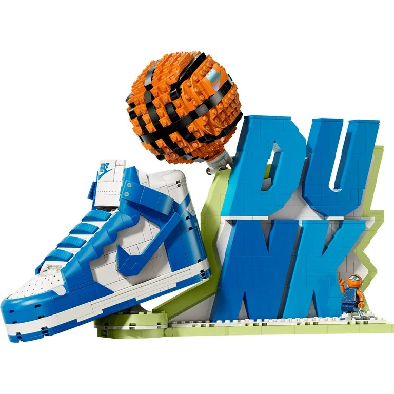 LEGO Nike Dunk Sneaker Building Set 43008 – Collectible Basketball Shoe Toy with Minifigure, Hi... | Walmart (US)