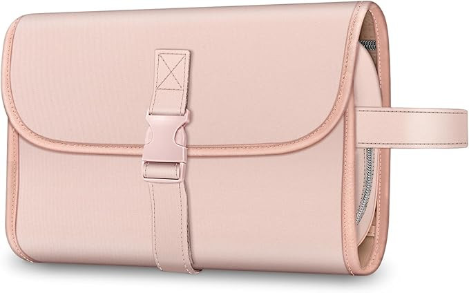 Fintie Portable Toiletry Cosmetic Travel Bag, Large Water Resistant Hanging Makeup Organizer Stor... | Amazon (US)