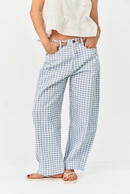 Alessia Barrel Jeans in Blue | Grey Bandit