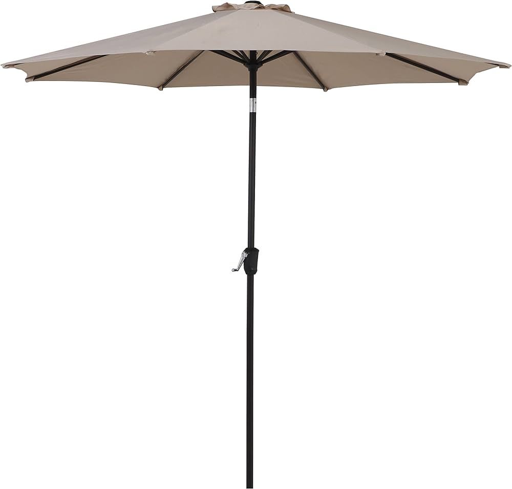 Grand patio 9 FT Enhanced Aluminum Patio Umbrella, UV Protected outdoor Umbrella with Auto Crank ... | Amazon (US)
