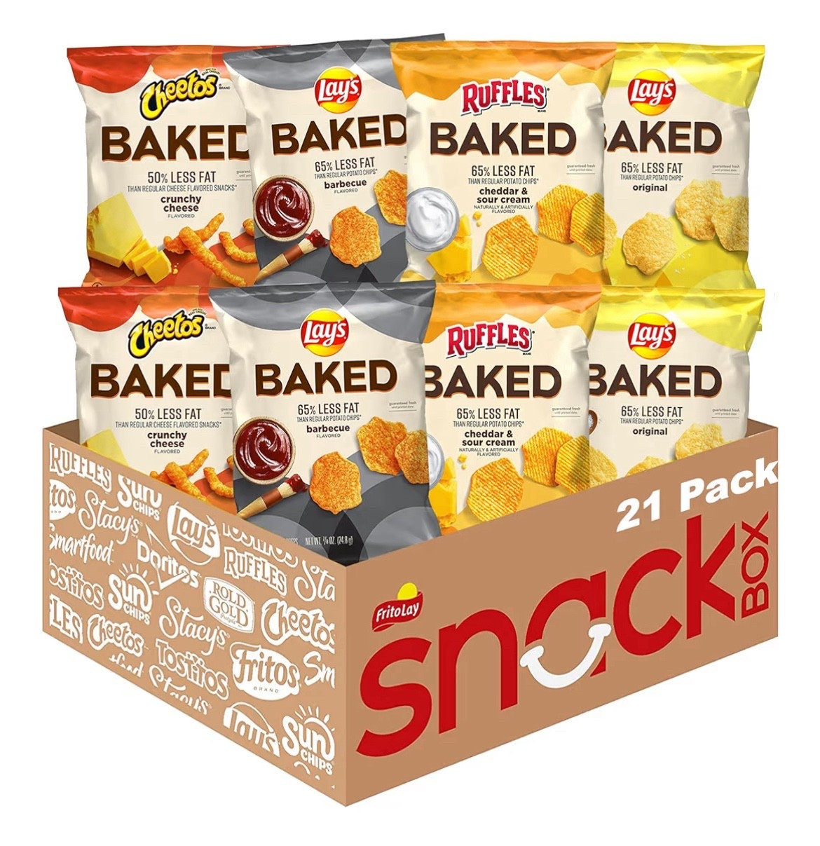 A lot of us are fans of Baked Lays, and this variety pack is down to $11.19 today!! 21 packs are included in a variety of four different flavors. Rare to see these chips go on sale - great time to grab! 

#LTKHome #LTKSaleAlert #LTKKids